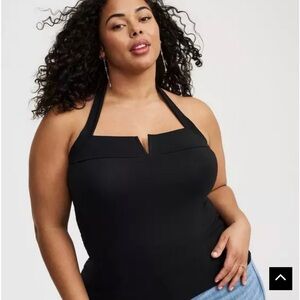 Torrid Black Halter Camisole Top